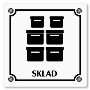Sklad, 148x148mm, bílá, Kansas